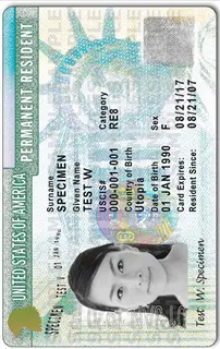 Pasfoto Green Card